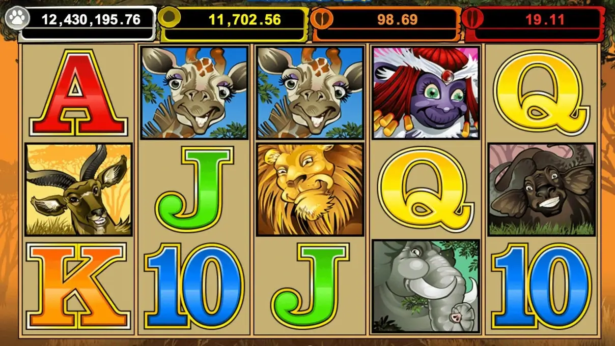 Gameplay do Mega Moolah Slot