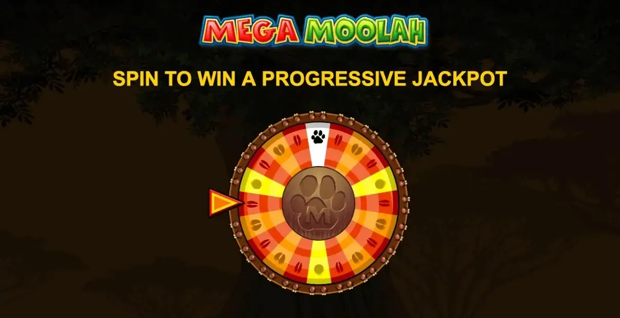 Roda do Jackpot Mega Moolah